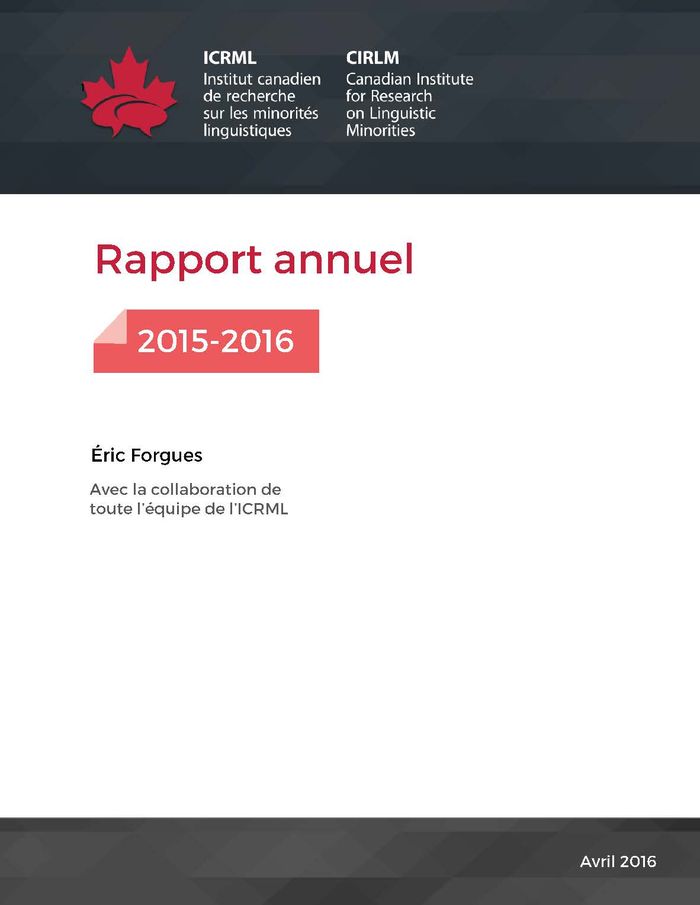 Pages de Couverture rapport annuel 2015 2016